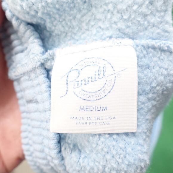 VINTAGE PANNILL USA MADE 70s 80s LIGHT BLUE SWEATPANTS SIZE M MEDIUM **READ** - Picture 13 of 13